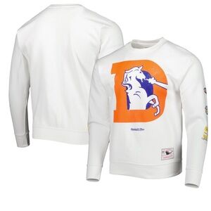 Denver Broncos Mitchell and Ness Rings VIP Champion Pullover Sweater